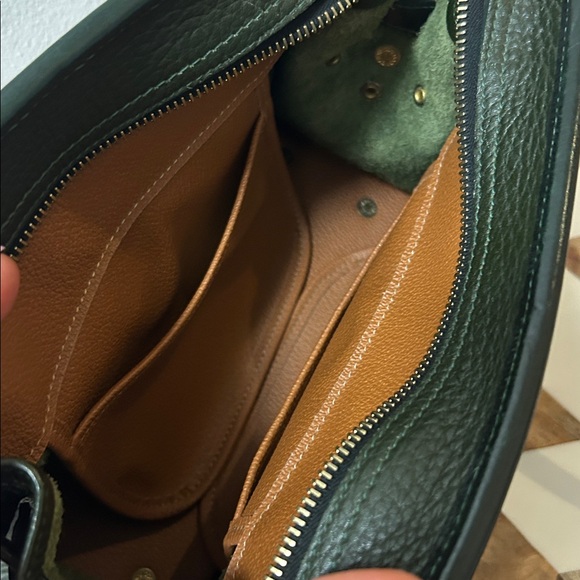 Dooney & Bourke Dark Green Leather Bag - Picture 5 of 9